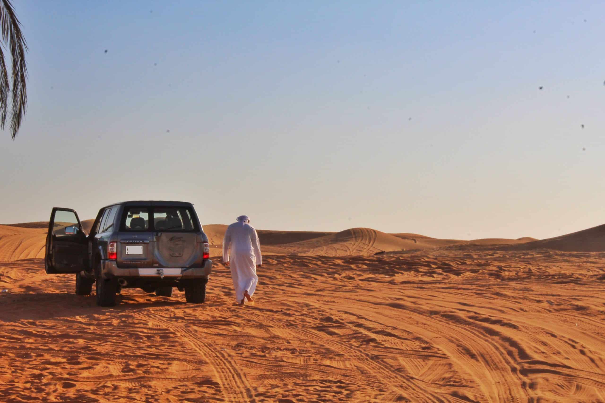 This is the image of desert safari in Dubai